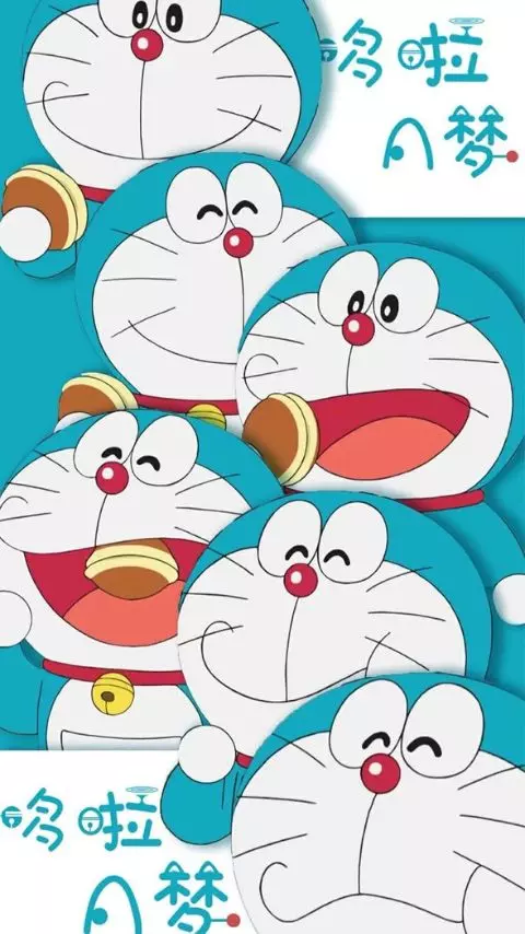 Hình nền nhiều biểu cảm của Doraemon