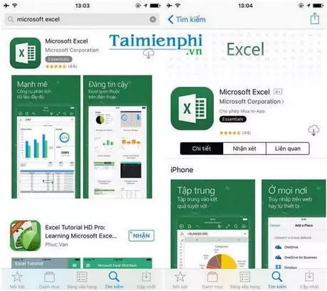 Microsoft Excel cho iPhone - Ứng dụng đọc file Excel tốt nhất trên iPhone