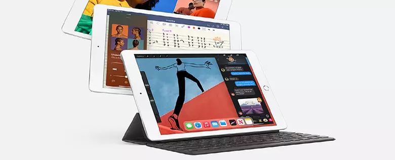 Màn hình Retina - Máy tính bảng Apple iPad Gen 8 2020 Wifi + 4G 32GB 10.2 inch Vàng MYMK2ZA/A - Hàng chính hãng