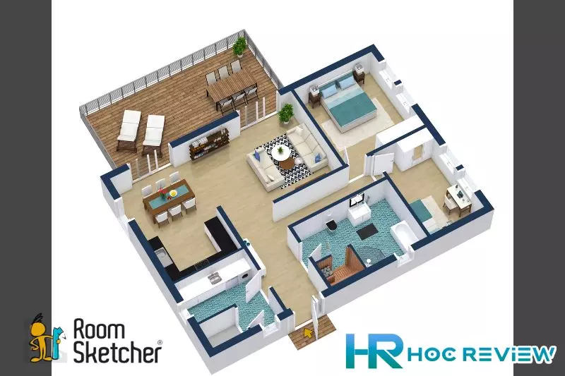 "RoomSketcher - phần mềm thiết kế nhà ở 3D"
