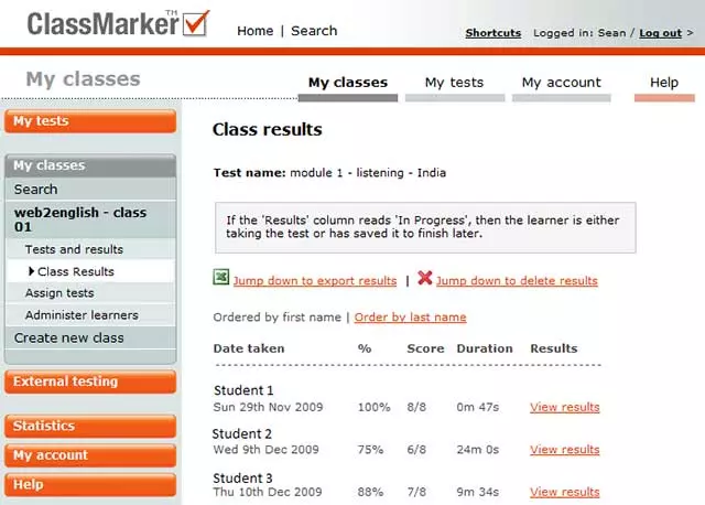 Phần mềm chấm thi Class Marker