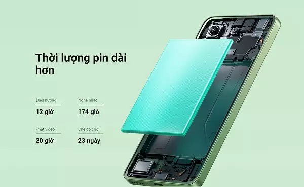 Pin của Xiaomi Redmi Note 13