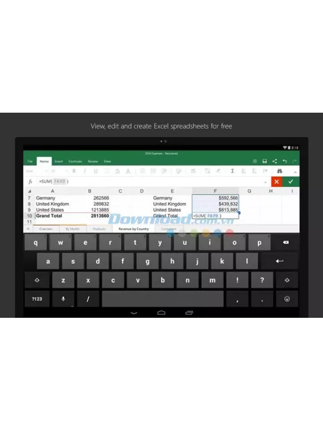   Microsoft Excel cho Android: Biến điện thoại thành công cụ xử lý bảng tính thông minh