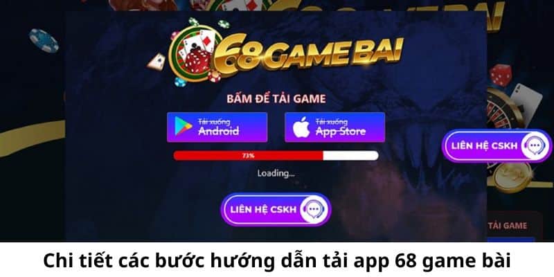 Chi tiết hướng dẫn tải app 68 game bài cho từng hệ điều hành