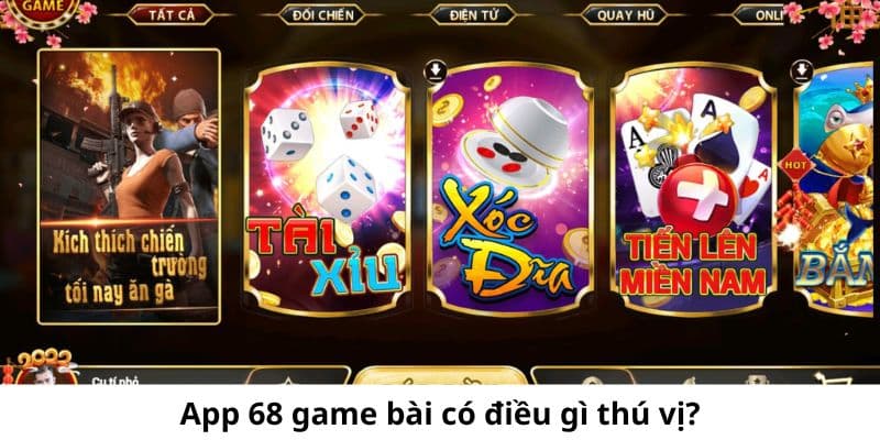 App 68 game bài sở hữu nhiều tính năng ưu việt, giúp nâng cao trải nghiệm người dùng