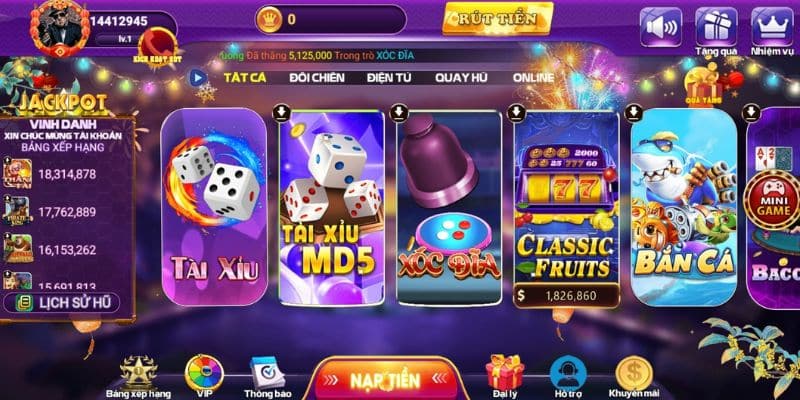 Tài Xỉu là một trò chơi cực hot tại 68 game bài