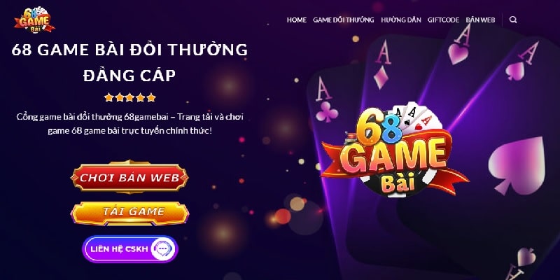 Hướng dẫn đăng nhập 68 Game bài nhanh