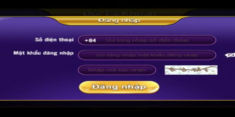 Xác nhận để đăng nhập 68 game bài